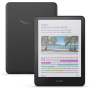 Amazon Kindle Colorsoft, lettore e-book, schermo a colori 7 pollici, 16 GB, luce regolabile bianco ambra, resistente all'acqua, nero