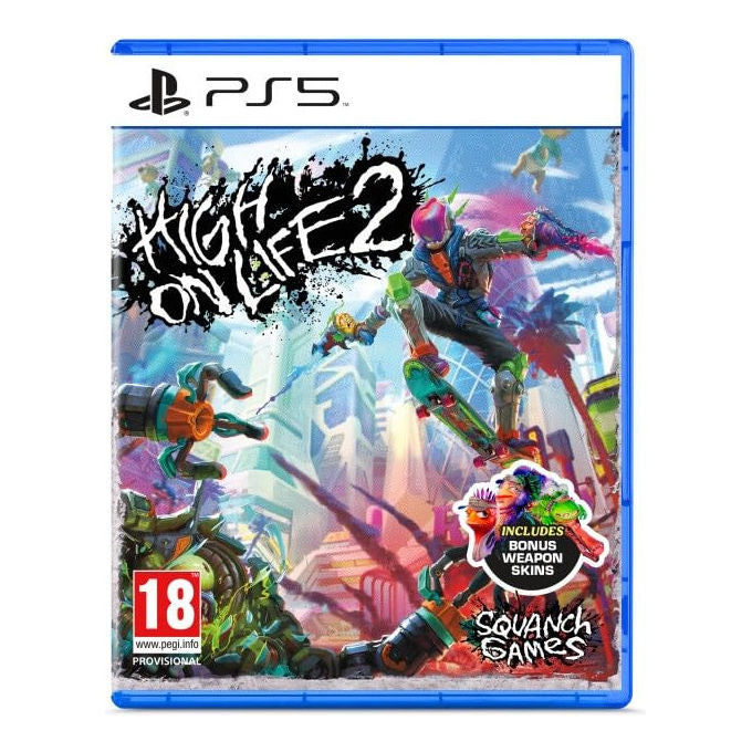 Squanch Games High on Life 2, gioco ps5, azione avventura, sparatutto comico, singolo giocatore, pegi 16