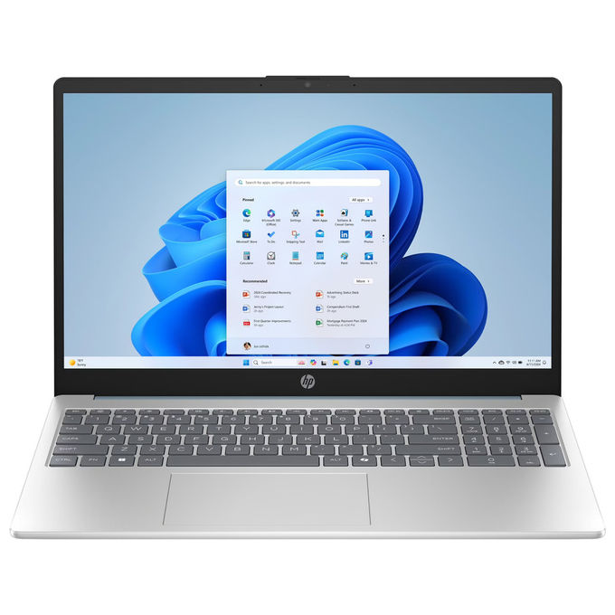 HP 15-FC1008NL Notebook AMD Ryzen 5 7520U 16GB RAM 1TB SSD 15.6'' Full HD colore Argento