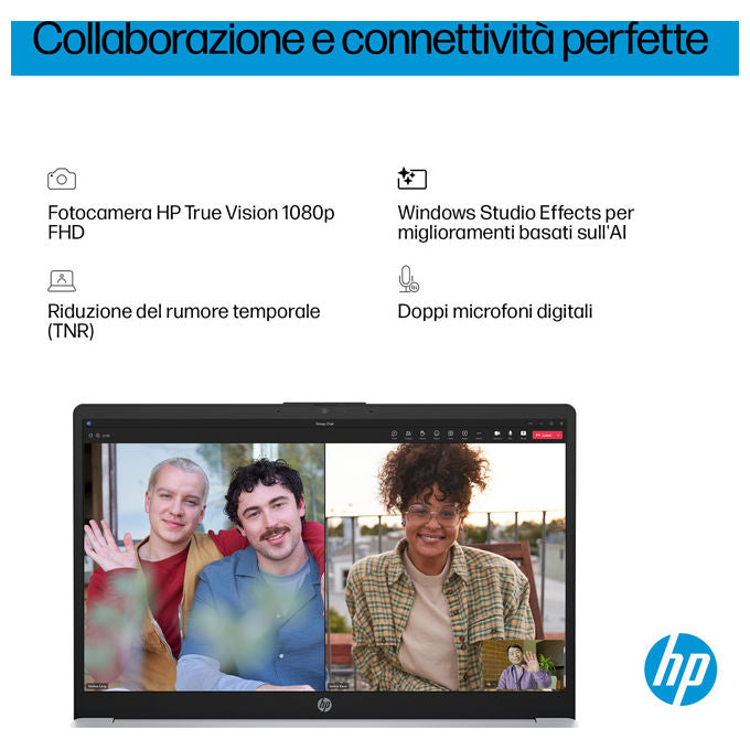 HP D46YCEA OmniBook 3 Laptop Next Gen AI 15-fn0015nl Computer portatile 15,6 pollici Full HD 24 GB RAM 1 TB SSD Windows 11 Home colore Argento