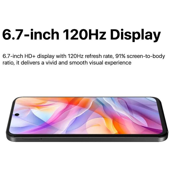 ZTE Blade V70 Vita smartphone, 6,7 pollici 120Hz, 4+256 GB, batteria 5000 mAh, fotocamera 50 MP, dual sim, grigio