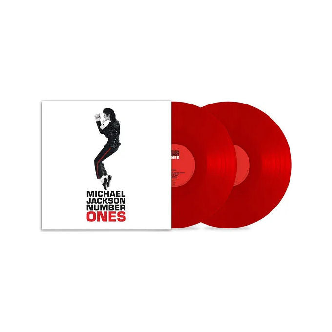 Michael Jackson, Number Ones, doppio vinile LP rosso, edizione limitata, 18 successi, 33 1-3 RPM, Sony Music