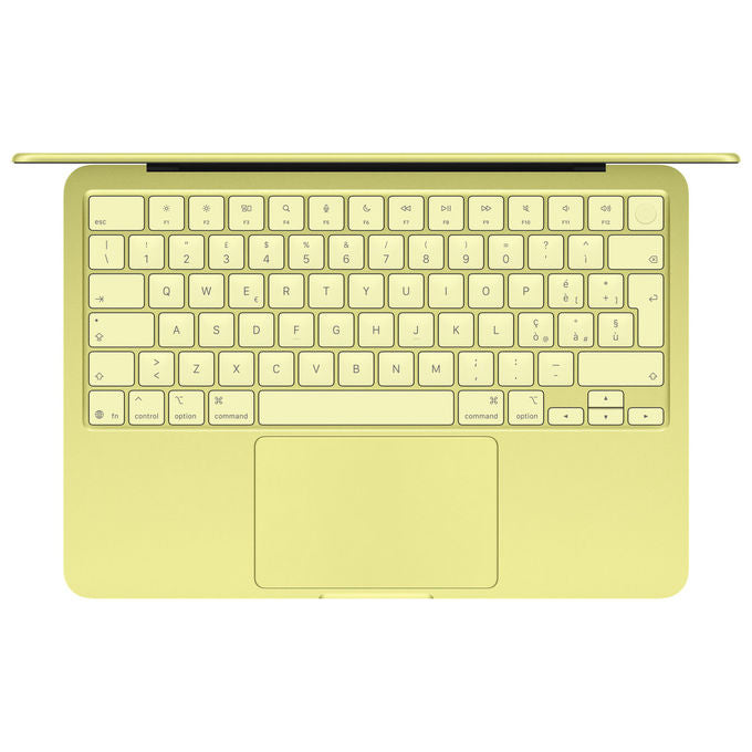 Apple MacBook Neo 13'', chip A18 Pro, cpu 6-core, gpu 5-core, 8GB RAM, 512GB SSD, Touch ID, giallo agrume