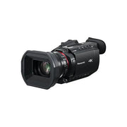Panasonic HC-X1600 videocamera professionale 4K 60p, zoom ottico 24x, stabilizzazione ibrida 5 assi, 10 bit, ingressi XLR, Wi-Fi