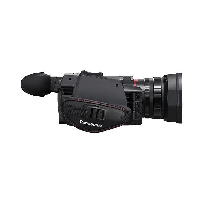 Panasonic HC-X1600 videocamera professionale 4K 60p, zoom ottico 24x, stabilizzazione ibrida 5 assi, 10 bit, ingressi XLR, Wi-Fi