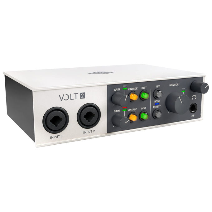 Universal Audio Volt 2, interfaccia audio USB 2-in-2-out, 24bit-192kHz, vintage mic preamp, compatibile Mac, PC, iPad, iPhone