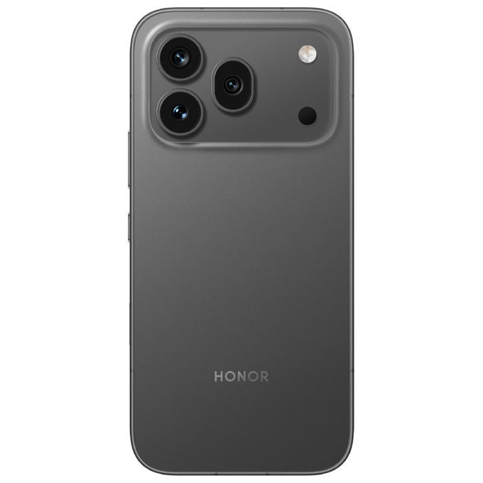 Honor 600 Pro smartphone 5G, 6.57'' AMOLED 120Hz, Snapdragon 8 Elite, 12 GB RAM, 512 GB, tripla fotocamera 200 MP, 6400 mAh, nero