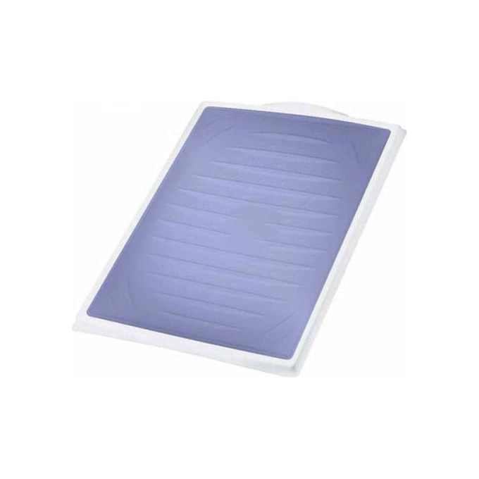 Mongardi scolatutto in plastica, grigio fume', rettangolare, 45x35 cm, lavastoviglie, made in Italy