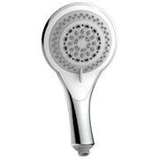Idrobric doccino cromato serie Menelao, 5 getti, anticalcare, ABS, attacco 1-2'', risparmio acqua, diametro 14 cm