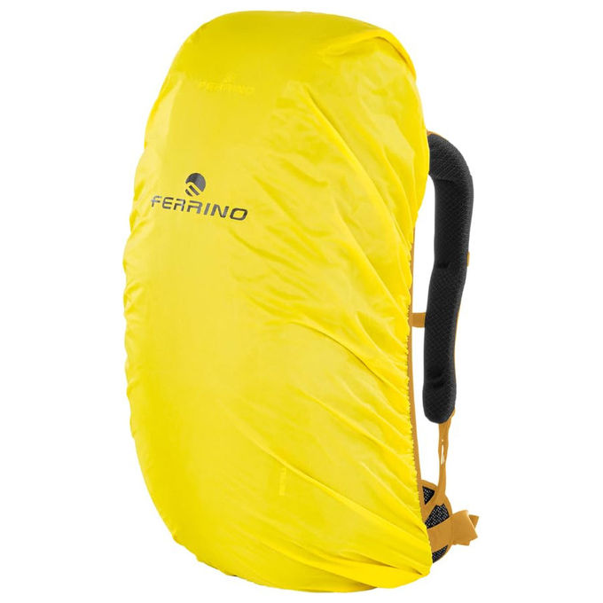 Ferrino Estella 30, zaino da trekking, 30 litri, Dry Net System, poliestere riciclato, copri zaino incluso, giallo
