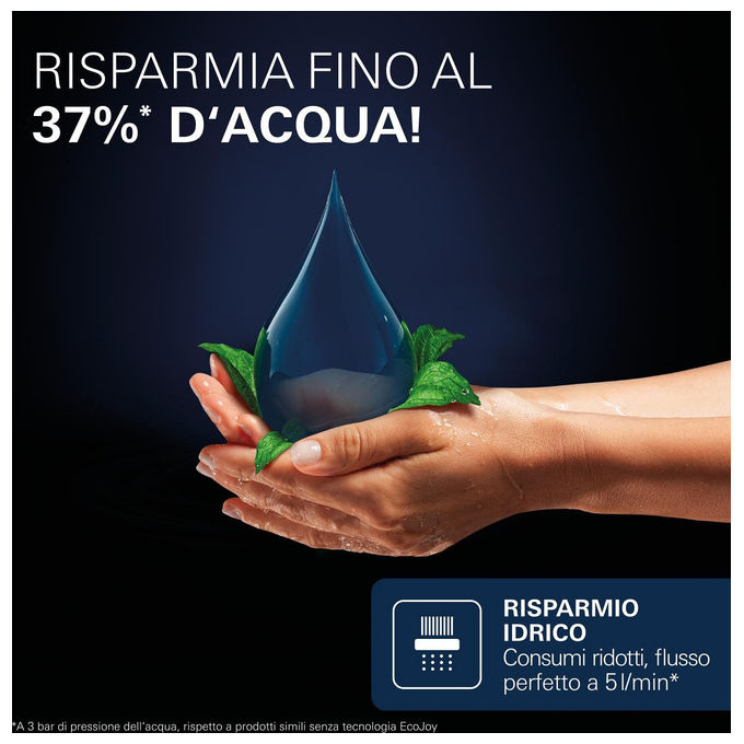 Grohe Dice miscelatore Mono Splitcomando lavabo taglia M, cromo, piletta click-clack, cartuccia ceramica 28 mm, risparmio idrico, 1018320000