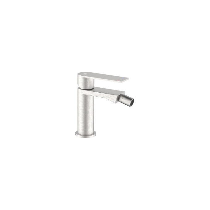 Idro Bric miscelatore Mono Splitcomando doccia esterno serie Solar, acciaio SS304, finitura spazzolata, cartuccia ceramica 35 mm