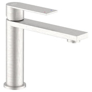 Idro Bric miscelatore lavabo Solar, Mono Splitcomando, acciaio inox spazzolato SS304, cartuccia ceramica 25 mm, risparmio acqua 6 l-min