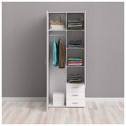 Tvilum armadio Space, rovere, 2 ante e 1 cassetto, 3 ripiani regolabili, 79,4x170,4 cm, truciolare laminato