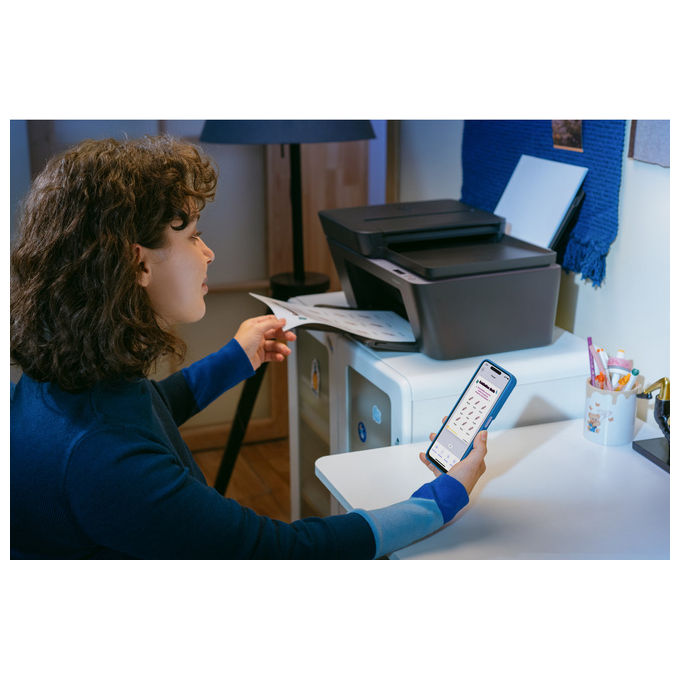 HP DeskJet 4330, stampante multifunzione inkjet wireless, stampa copia scansione, Wi-Fi, ADF, colore, A4