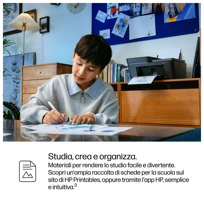 HP DeskJet 4330, stampante multifunzione inkjet wireless, stampa copia scansione, Wi-Fi, ADF, colore, A4