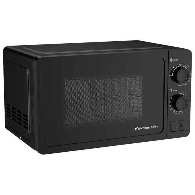 Melchioni 118380040 ONDA Forno a microonde con Grill 20 L 800W 9 livelli di potenza Timer 35 min colore Nero