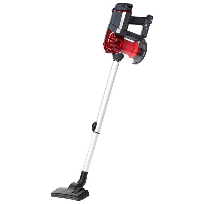 Melchioni vortice scopa elettrica con filo, 600w motore ac, filtro hepa, ciclonica, 15kpa, tubo telescopico, arancione