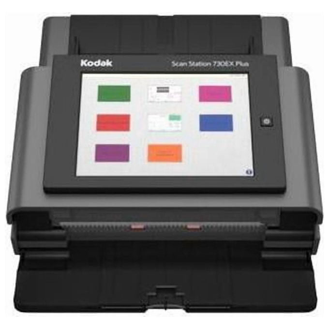 Kodak Alaris scanner 730EX Plus, ADF 75 fogli, 70 ppm, 600 dpi, Dual CCD, connettivita' LAN, nero