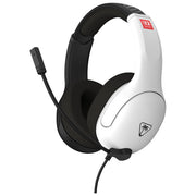 Turtle Beach Airlite Fit, cuffie gaming cablate, Nintendo Switch 2 licenza ufficiale, microfono con mute, nero e bianco