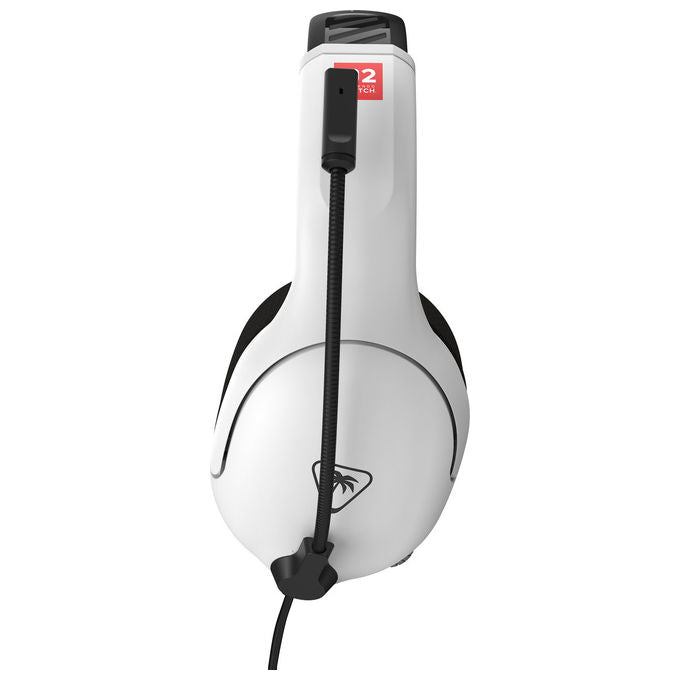 Turtle Beach Airlite Fit, cuffie gaming cablate, Nintendo Switch 2 licenza ufficiale, microfono con mute, nero e bianco