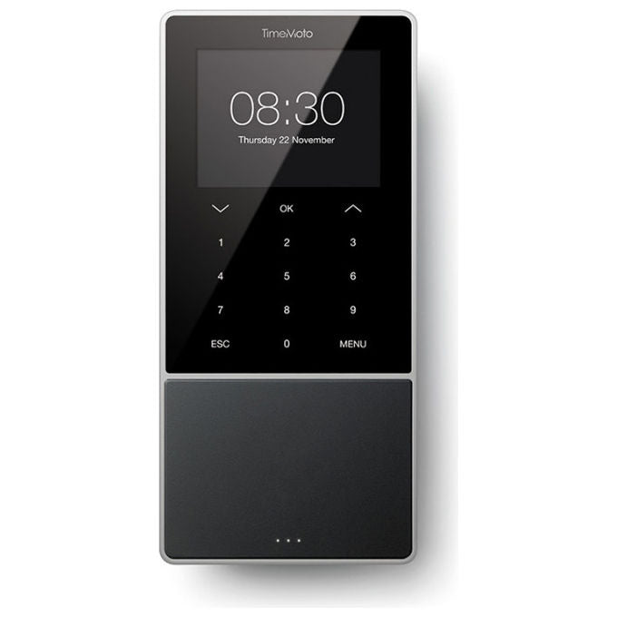 Safescan TimeMoto TM-818 SC, marcatempo con smart card RFID, WiFi, Ethernet LAN, display TFT 3,5'', 2000 utenti, nero
