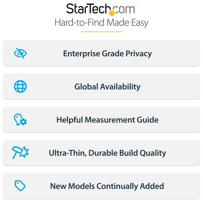 StarTech.com filtro privacy per Surface Pro 8-9-X 13 pollici, 4 posizioni, touch, anti-riflesso, riduzione luce blu 51%