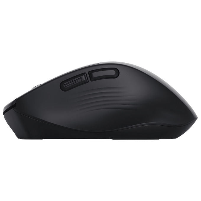 Trust Niven mouse wireless multidevice, ergonomico, silenzioso, ricaricabile, 3200 dpi, bluetooth, nero