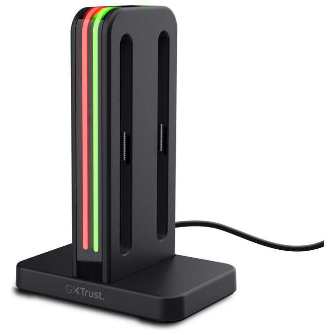 Trust GXT1256 dock di ricarica 4 in 1 per Joy-Con 2, Nintendo Switch 2, indicatori LED, cavo USB incluso, nero