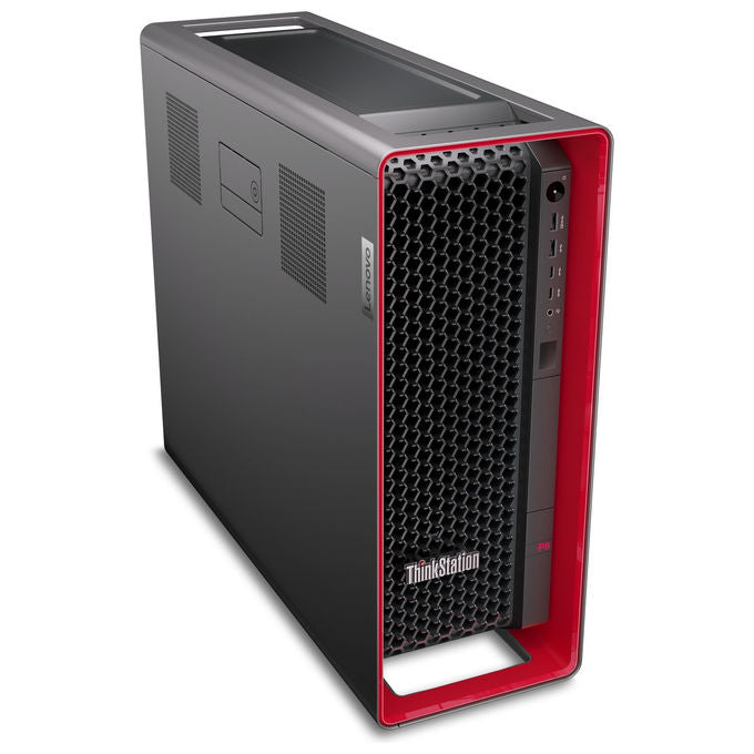 Lenovo ThinkStation P8, workstation tower, AMD Ryzen Threadripper PRO 7955WX, 64 GB DDR5, SSD 1 TB NVMe, Windows 11 Pro, nero