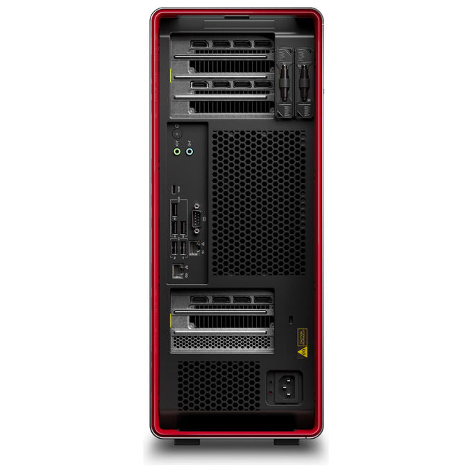 Lenovo ThinkStation P8, workstation tower, AMD Ryzen Threadripper PRO 7955WX, 64 GB DDR5, SSD 1 TB NVMe, Windows 11 Pro, nero