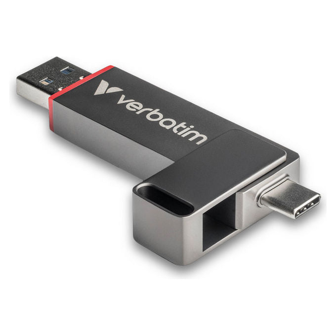 Verbatim Dual QuickStick, chiavetta USB 512 GB, USB-A e USB-C, 3.2 Gen 1, lettura 550 MB-s, scrittura 500 MB-s