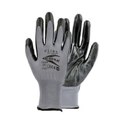 Neri Safety guanti da lavoro CF12 PA 352 tg8, fibra sintetica e poliuretano, grigi, confezione da 12 paia