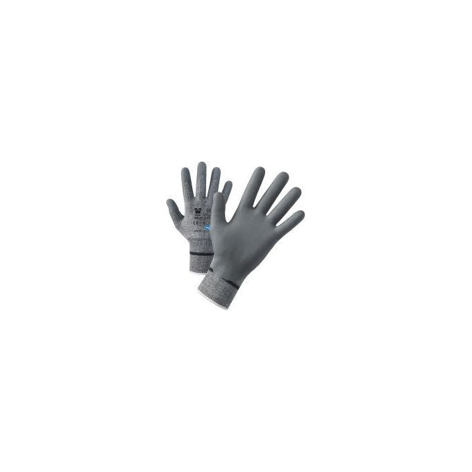 Neri Safety 353135-9 336 NITCUT Guanti Antitaglio Supporto in Poliestere e Fibra di Acciaio Palmo in Nitrile Touch Screen Taglia 9 colore Grigio Nero
