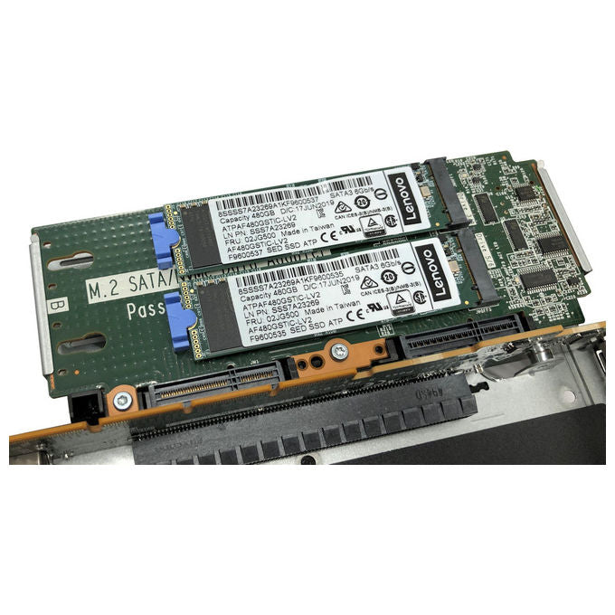 Lenovo adattatore RAID M.2 B545i-2i, interfaccia SATA NVMe, ThinkSystem, storage server, 4Y37A93746