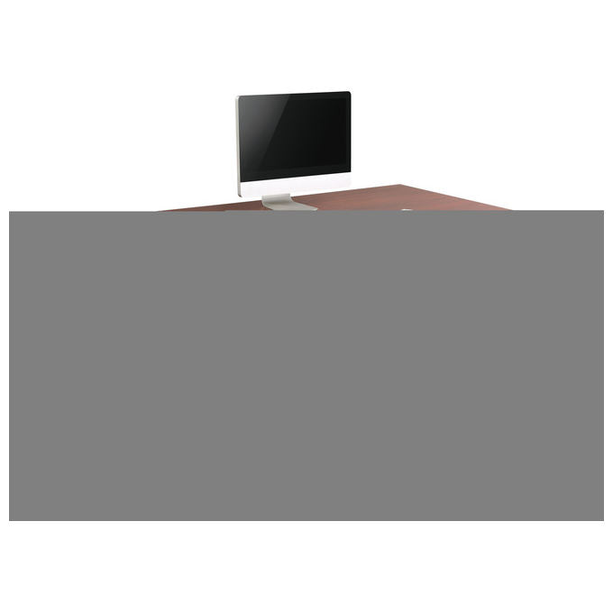 Equip telaio elettrico sit stand per scrivania, doppio motore, ergonomico, altezza da 62 a 128 cm, portata 125 kg, nero, 650805