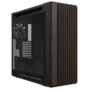 ASUS case ProArt PA602, Midi Tower, legno di noce, vetro temperato, ATX EATX, ventole 200 mm, nero