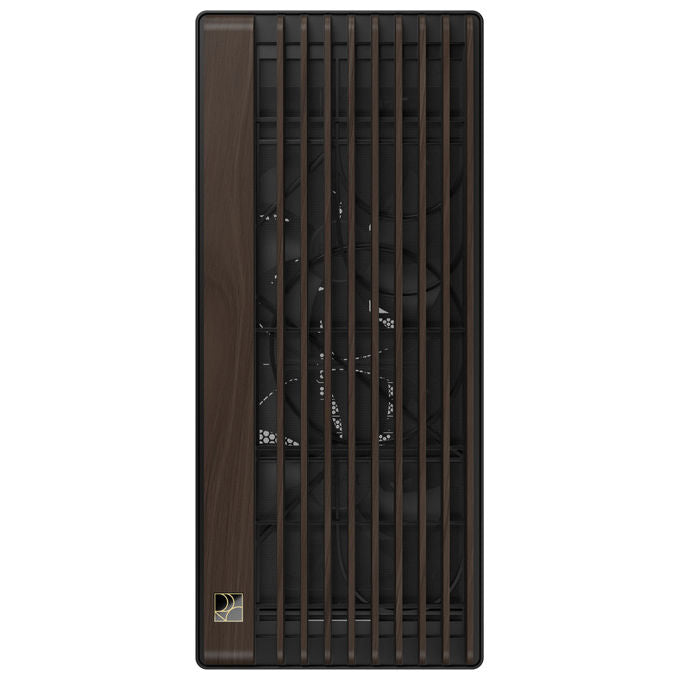 ASUS case ProArt PA602, Midi Tower, legno di noce, vetro temperato, ATX EATX, ventole 200 mm, nero