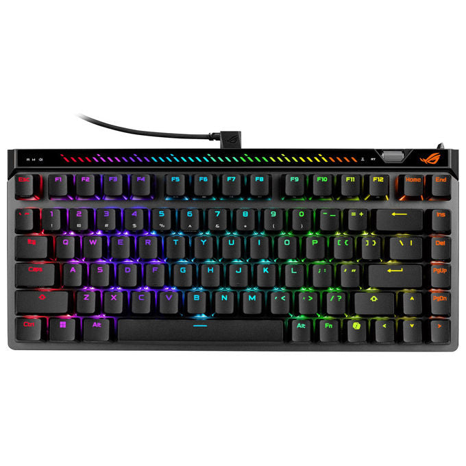 ASUS ROG Falchion Ace 75 HE, tastiera gaming meccanica, switch magnetici HFX V2, polling 8000 Hz, RGB, layout italiano, nera