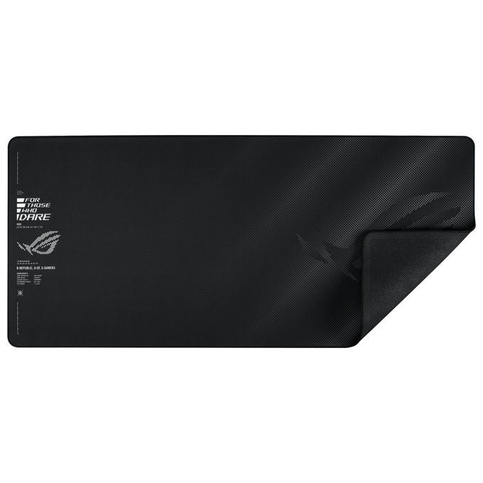 ASUS ROG Sheath II XXL, tappetino per mouse gaming, 900x400 mm, superficie rinfrescante, bordi cuciti, base antiscivolo, nero