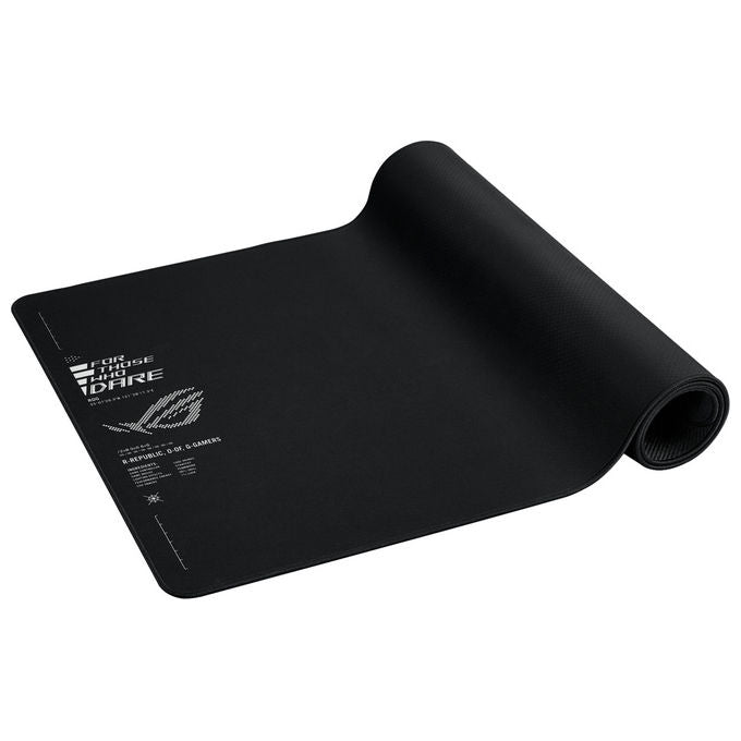 ASUS ROG Sheath II XXL, tappetino per mouse gaming, 900x400 mm, superficie rinfrescante, bordi cuciti, base antiscivolo, nero