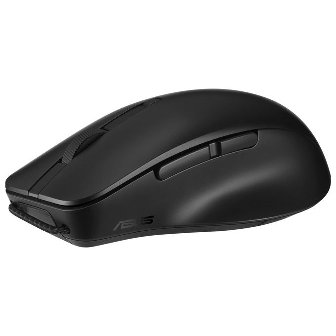 ASUS mouse wireless MD200, ottico 4200 DPI, RF 2.4 GHz e Bluetooth, 6 tasti programmabili, batteria 12 mesi, nero