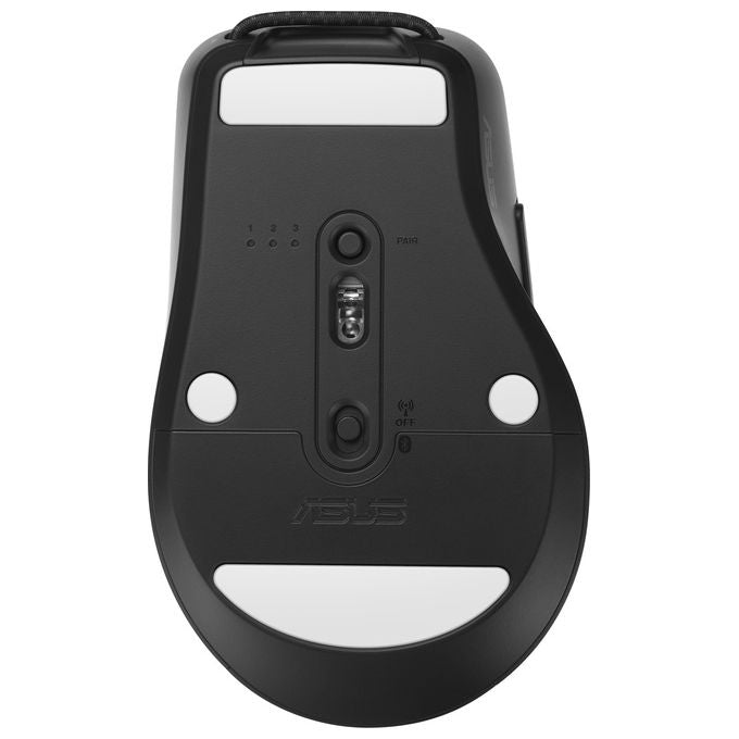 ASUS mouse wireless MD200, ottico 4200 DPI, RF 2.4 GHz e Bluetooth, 6 tasti programmabili, batteria 12 mesi, nero