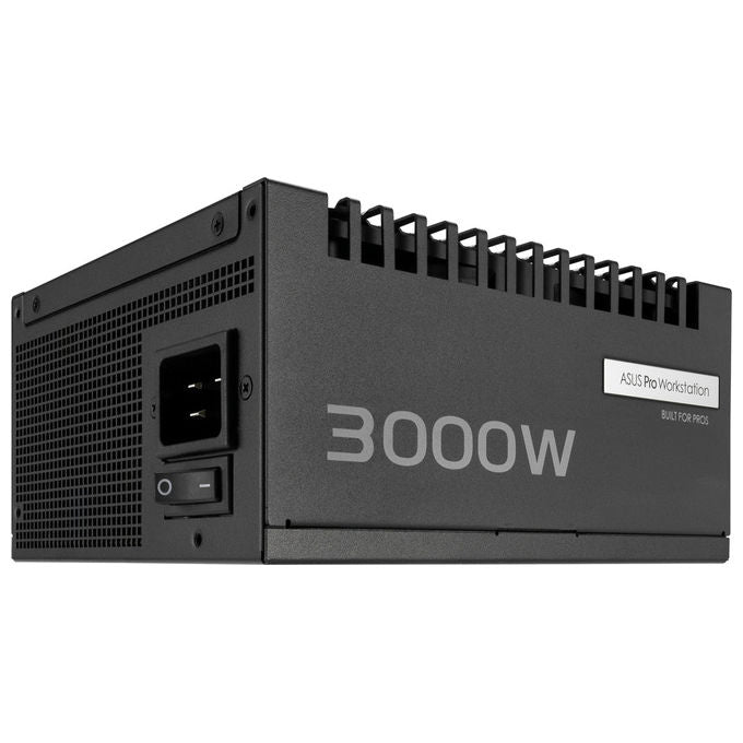 ASUS alimentatore PRO-WS-3000P, 3000W, ATX 3.1, 80 PLUS Platinum, modulare, workstation multi-GPU, nero