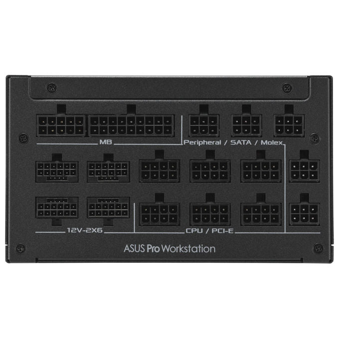 ASUS alimentatore Pro WS 2200W Platinum, ATX 3.1, 80 Plus Platinum, fully modulare, 4x PCIe 16-pin, nero
