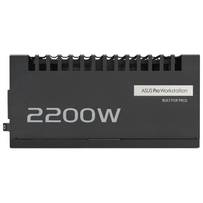 ASUS alimentatore Pro WS 2200W Platinum, ATX 3.1, 80 Plus Platinum, fully modulare, 4x PCIe 16-pin, nero