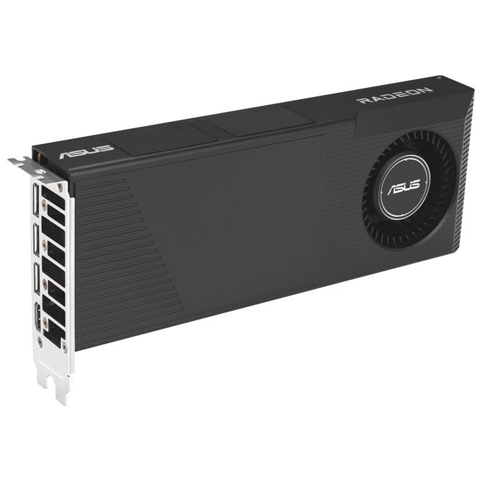 ASUS scheda video Radeon AI PRO R9700, 32 GB GDDR6, PCI Express 5.0, 256 bit, 4096 stream processor, risoluzione 8K, raffreddamento attivo