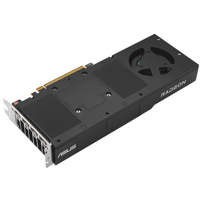 ASUS scheda video Radeon AI PRO R9700, 32 GB GDDR6, PCI Express 5.0, 256 bit, 4096 stream processor, risoluzione 8K, raffreddamento attivo