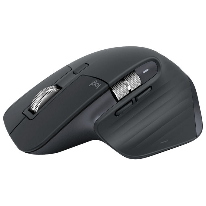 Logitech MX Master 3S mouse wireless bluetooth, 8000 DPI, silenzioso, ergonomico, ricaricabile USB-C, grafite