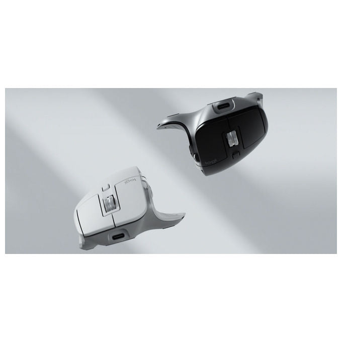 Logitech MX Master 3S mouse wireless bluetooth, 8000 DPI, silenzioso, ergonomico, ricaricabile USB-C, grafite